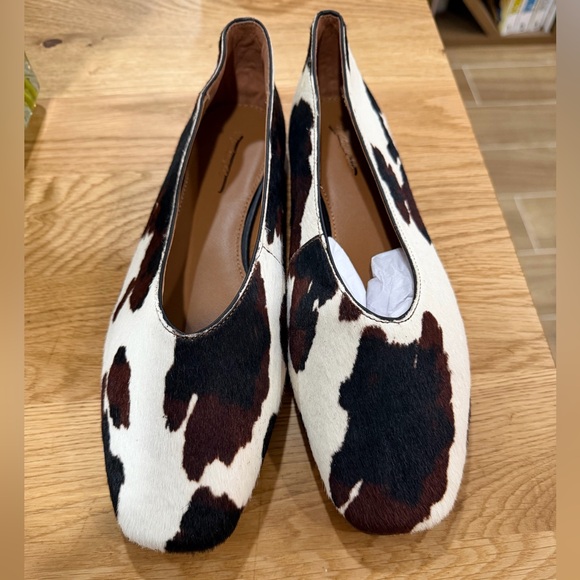 Madewell The Mylie Ballet Flat Cow Print Calf hair size 9.5 - Picture 2 of 4